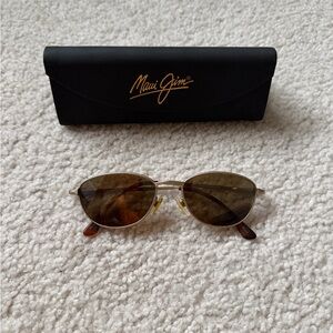 Maui Jim Diamond Head MJ 145 16 Gold Frame - HCL Bronze Polarized Lenses